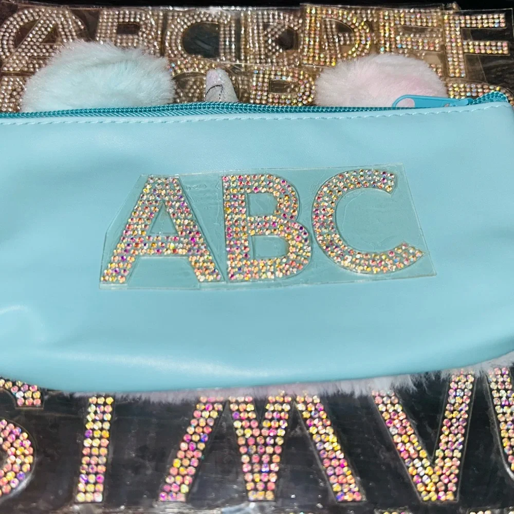 Pencil Case For School Office Supplies Zippered Make Up Organizer Travel Craft